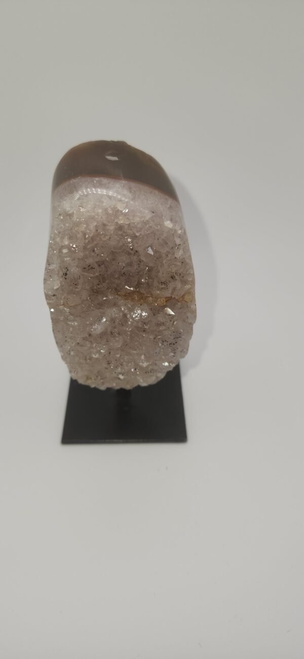 Metal Stand:Agate Natural Druzi MS (S)
