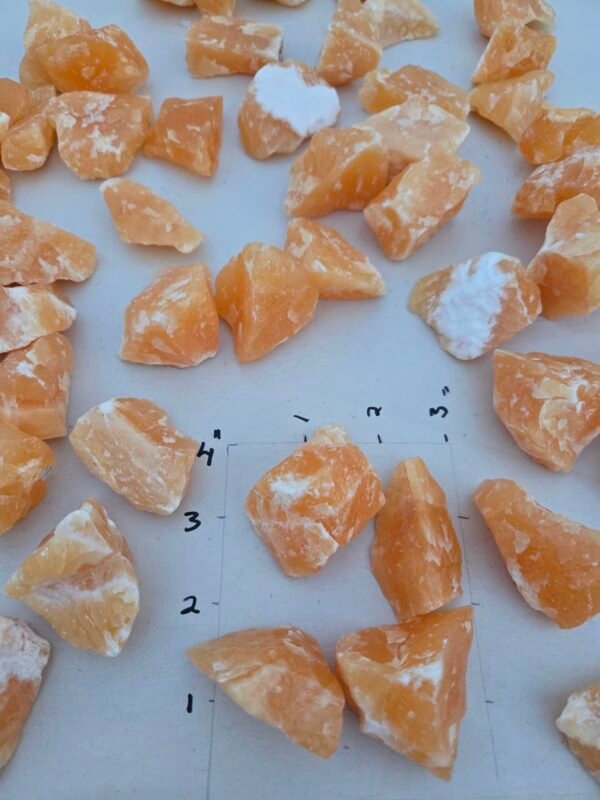 Orange Calcite Chunks Bulk (12pc bag)