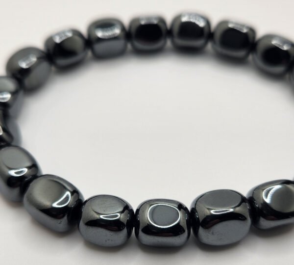 Hematite Bracelet – Grounding, Protection & Strength