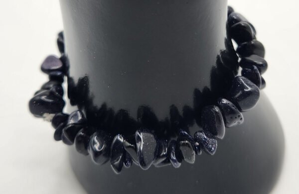 Blue Goldstone Chip bracelet