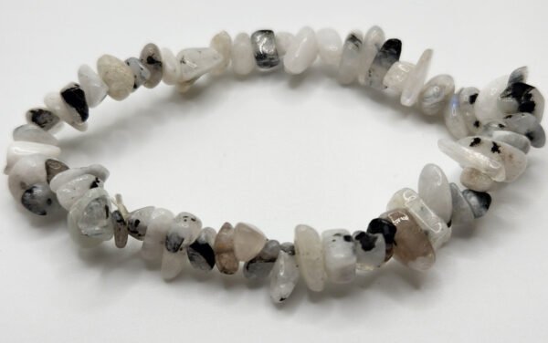 Rainbow Moonstone Chip Bracelet