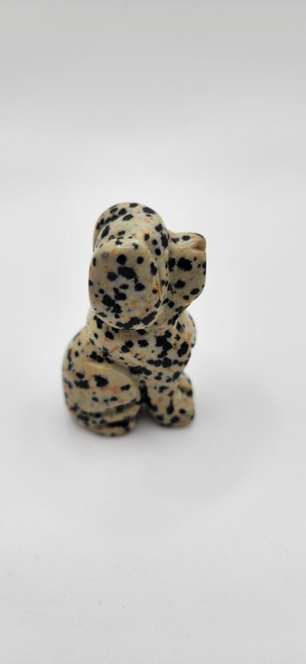 Dalmatian Jasper Dog Figurine