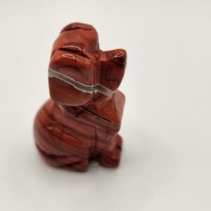 Red Jasper Dog Figurine