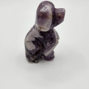 Amethyst Dog Figurine