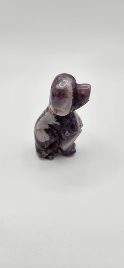 Amethyst Dog Figurine