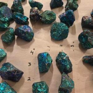 Peacock Copper (chalcopyrite) individual pieces