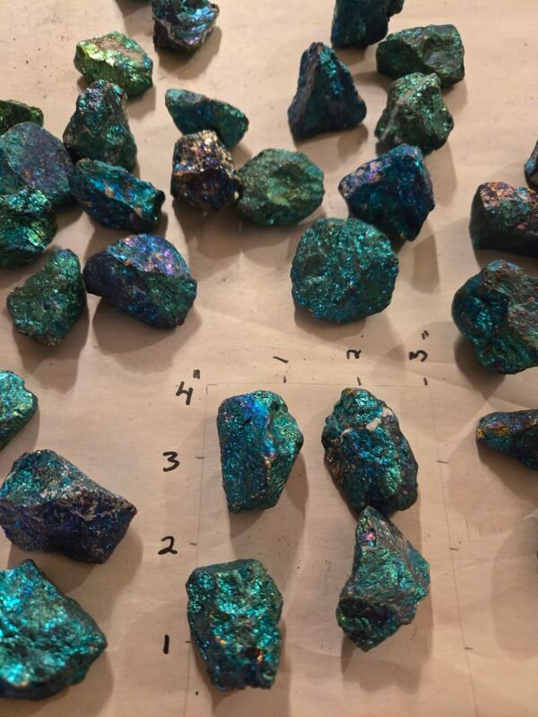 Peacock Copper (chalcopyrite) individual pieces