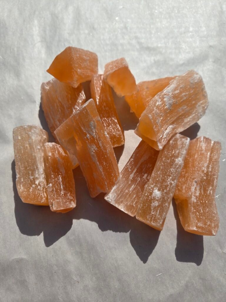 Orange Selenite Sticks 2-4"