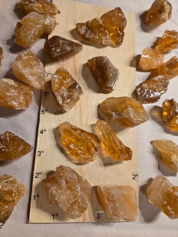 Citrine Calcite 2" pieces