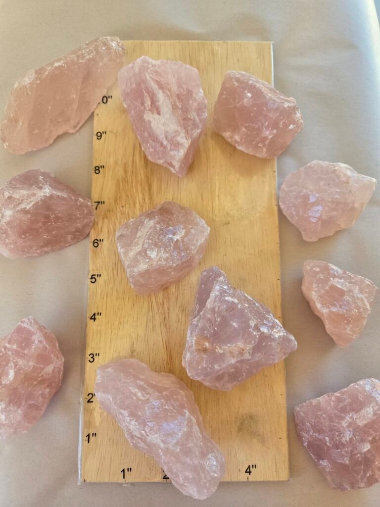 rose quartz chunk