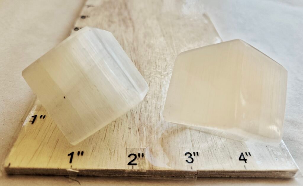 selenite cube 2"
