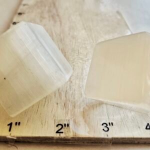 selenite cube 2"