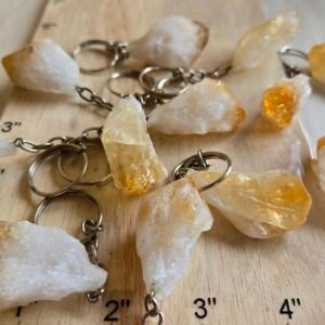 Citrine Point Keychain