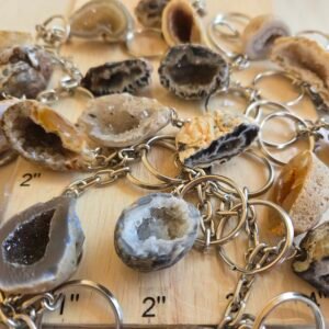 Geode Keychain