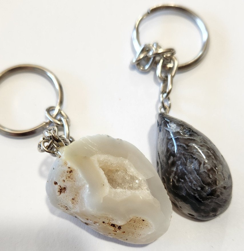 Polished Geode Keychain - Image 2