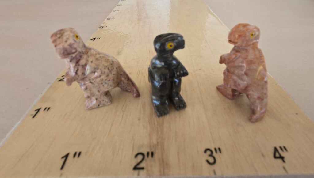 Soapstone Tyrannosaurus Bag of 10