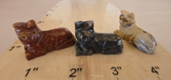 Soapstone Cat Bag of 10