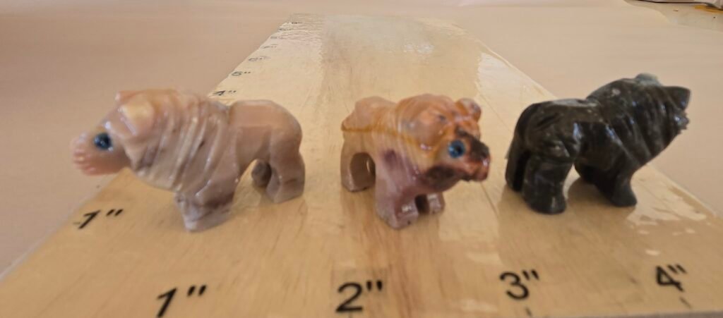 Soapstone Lion Bag of 10