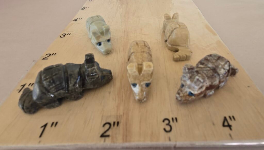Soapstone Armadillo Bag of 10