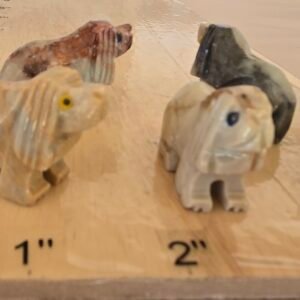 Soapstone Sitting Dog