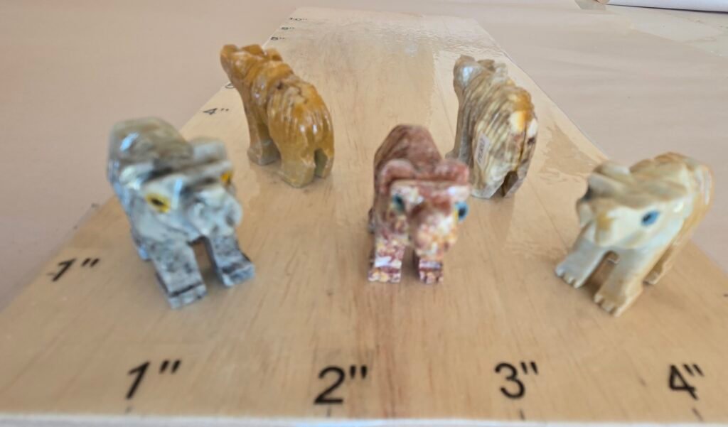 Soapstone Bear Bag of 10