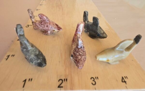 Soapstone Shark Bag of 10