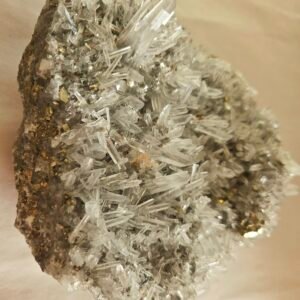 Quartz Cluster with Iron Pyrite