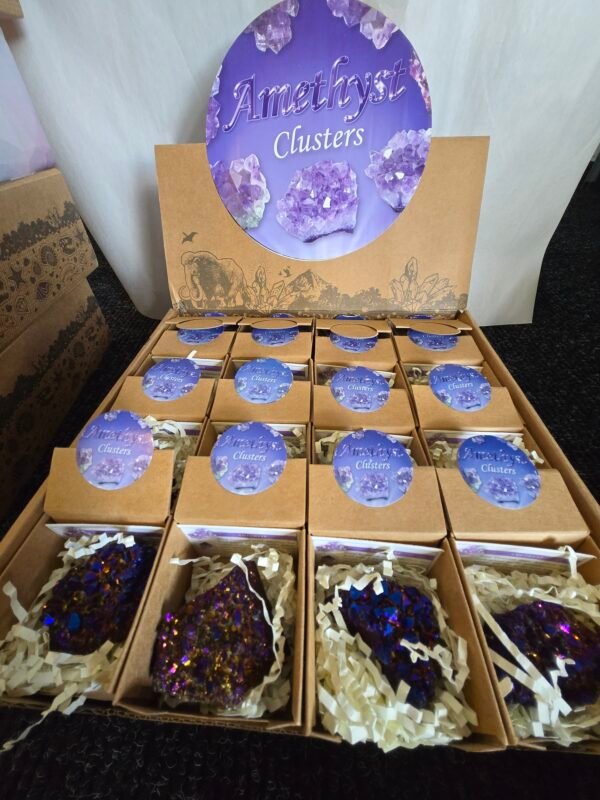 Pop-up Box Platinum Aura Amethyst 32pc