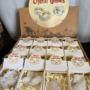 Pop-up Box Natural Geodes 32pc