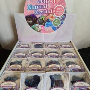 Pop-up Box Blue Aura Amethyst 32pc