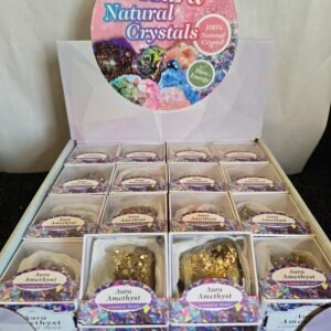 Pop-up Box Gold Aura Amethyst 32pc