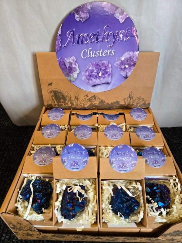 Pop-up Box Royal Blue Amethyst 32pc