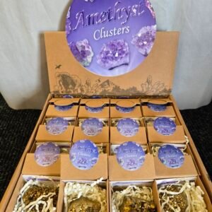 Pop-up Box Gold Amethyst 32pc