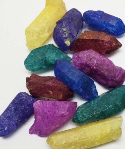 Dyed Quartz Point Medium (bag of 50, 2-3")