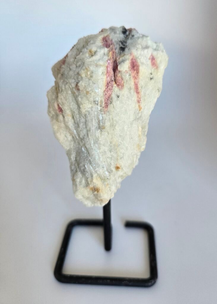 Pink Tourmaline Mini Metal Stand