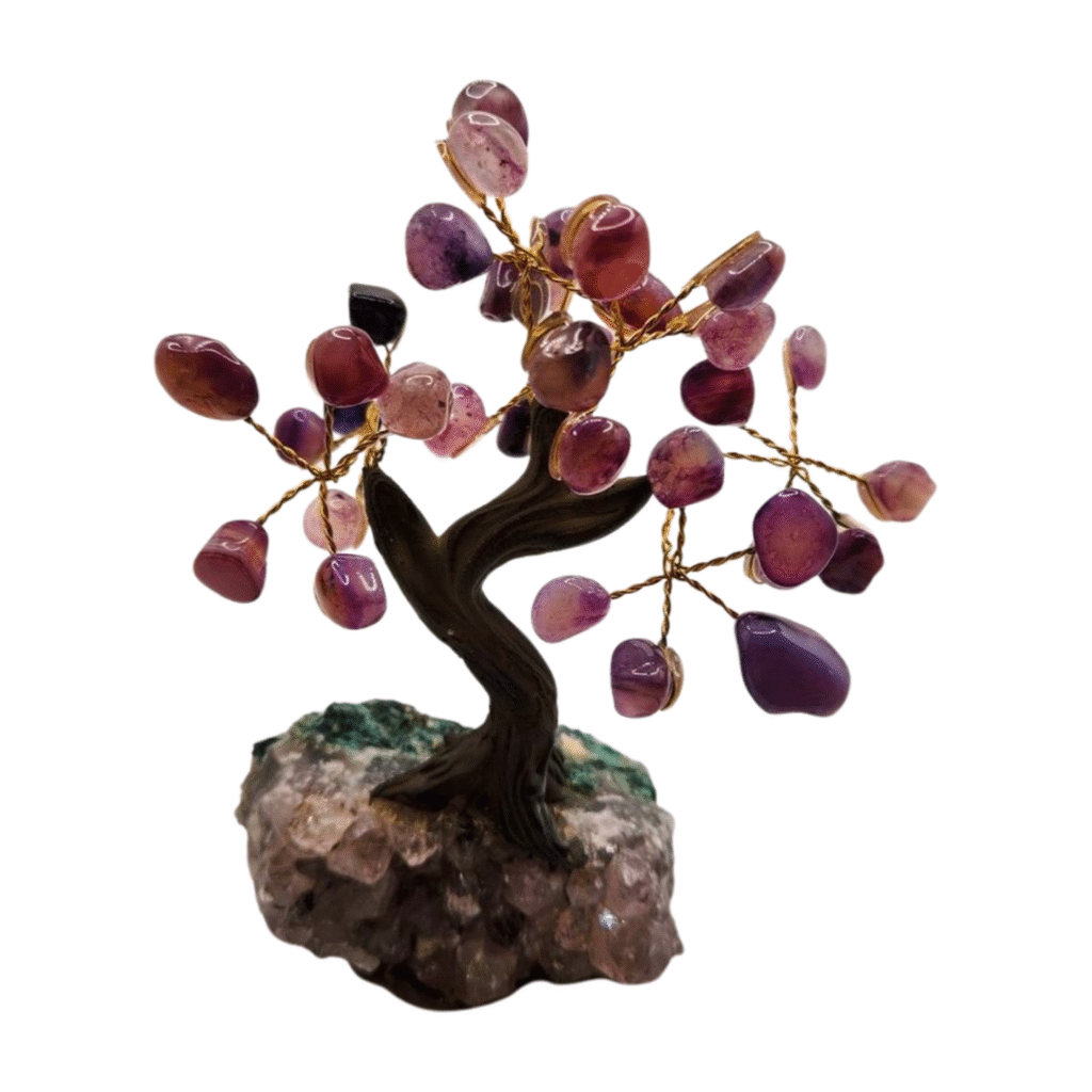 Purple Agate Money Tree