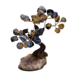 Blue Agate Money Tree
