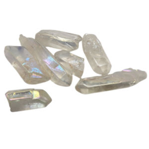 Dyed Crystal Point Angel Aura