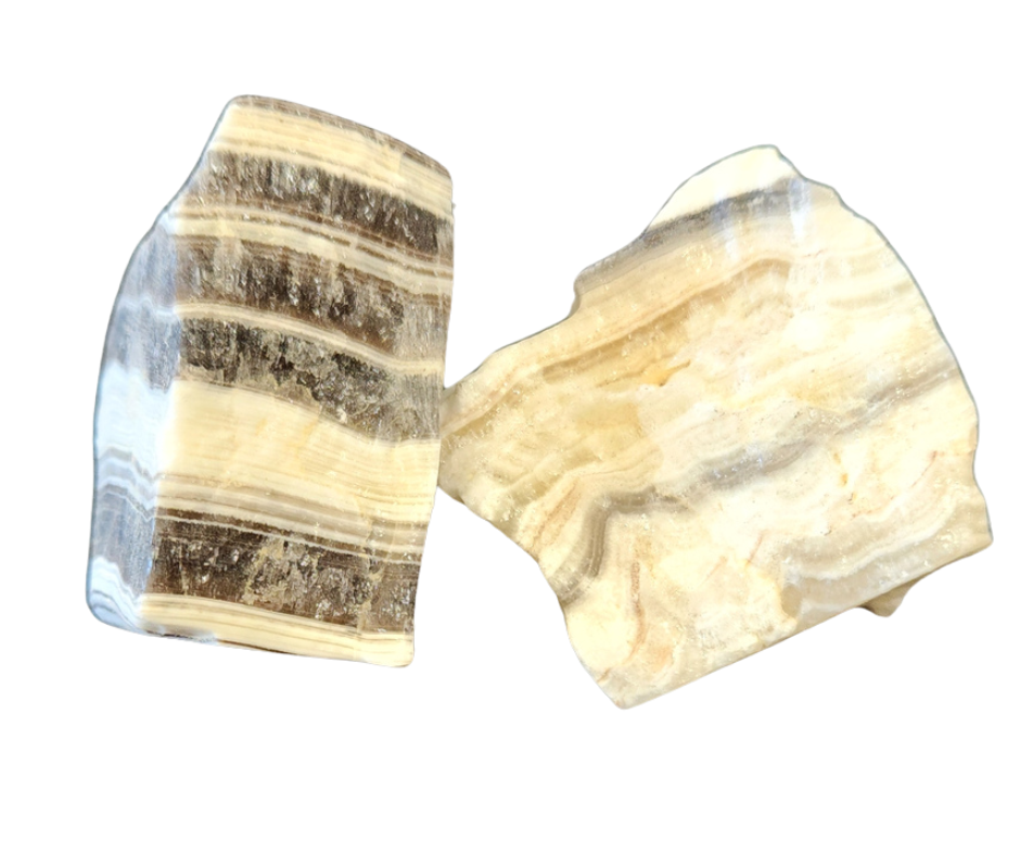 Zebra Calcite Pieces ~2.5