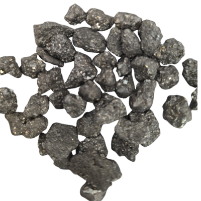 Assorted Iron Pyrite gravel pieces with natural metallic sparkle